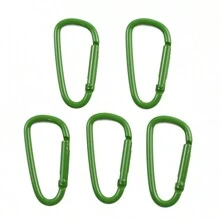 10 chiếc móc khóa leo núi hình chữ D sơn màu 35mm, kẹp móc chìa khóa bằng hợp kim Phụ kiện trang sức DIY - Carabiner hình chữ D - Xem 8
