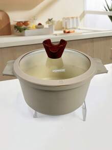 2-15 Stücke Neues Modell Anti-Verbrüh-Antihaftpfanne aus Aluminium-Topf-Druckguss-Set mit Deckel, Mehrzweck-Küchenset, geeignet für Kochtöpfe und Bratpfannen im Haushalt, verwendbar für Gas- und Induktionsherde