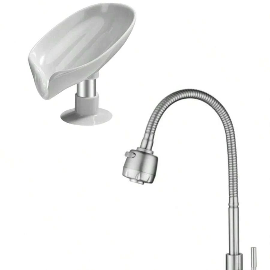 [Combination] Soap Dish+Rotary Tap - 彩色 - 查看 1