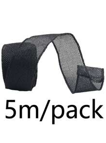 (5 Meters/Roll) Colored Burlap Wire Edge Shaping Ribbon DIY Gift Packaging Butterfly Wedding Decoration Strap Handmade Materials And Accessories Valentine Day