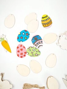 10PCS Blank Animal Shaped Wood Cutouts - Playwood Laser-Cut DIY Craft Kits For Art, Painting & Party Decor - Family-Friendly Wooden Shapes For Kids & Creative Projects