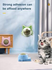 1 件装猫薄荷球趣味可舔猫零食猫薄荷球小猫玩耍咀嚼清洁牙齿玩具适用于中小型猫宠物用品