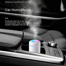 Air Humidifier Diffuser 300ml Aroma Therapy Purifier Device - 玫紅色 - 查看 8