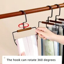 Metal Round Tie Hanger Belt Scarf Organizer Hooks, Foldable Multi-Functional Circular Holder For Wholesale, Nail Holder Key, Floating Shelf, Organizer, Christmas, Christmas Decorations, Hooks, Door Hanger, Bedroom, Hanger, Wall Hanger, Wall Hook, Key Holder, Key Holder Wall, Key Hanger - Multicolor - View 5