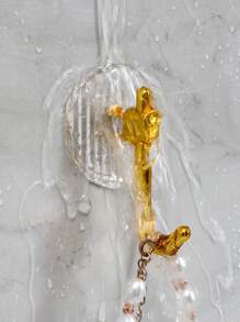 2/4pcs Gold/Silver Acrylic Hooks, Punch-Free Strong Adhesive Hooks For Bag, Key And Clothes, Bathroom Kitchen Organizer And Home Decor