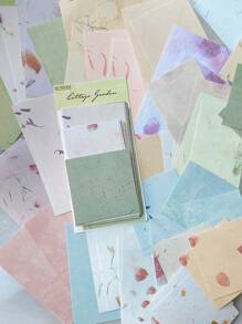 1 包 60 张新鲜植物和花卉装饰纸（3 种尺寸） - 彩色 - 查看 8