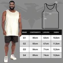 Kit 03 Men's Plus Size Comfortable Cotton Tank Top - Xem 6