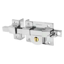 Cerradura de barra fija, izquierda, Hermex CB-40I - Plateado - Ver 1