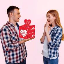 情人节礼物盒隐藏式现金盒，成人惊喜钱夹现金礼物，DIY 钱币礼盒，情侣情人节礼物