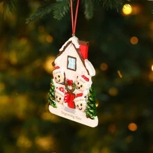 1 mặt dây chuyền Giáng sinh gia đình DIY, đồ trang trí Giáng sinh bằng nhựa gia đình đẹp nhất, đồ trang trí cây thông Noel cá nhân hóa, đồ trang trí Giáng sinh cửa sổ, món quà khó quên, quà tặng cho gia đình, bạn bè và người thân yêu - Nhiều màu - Xem 4