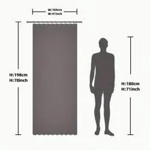 1pc, Magnetic Insulation Foldable Curtain, Shading Heat Insulation, Private Room Partition, Suitable For Cabinets And Space Partition, Easy Installation, Wind Proof, Home Decoration, Room Decoration