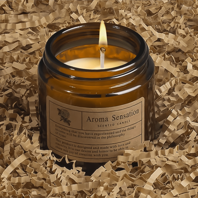 1pc Creative Vintage Scented Glass Scented Candle, About 2.68 Inches High, Natural Vegetable Wax Smokeless Scent, Warm Candlelight, Plant Fragrance, Suitable For Girlfriends, Friends, Valentine's Day Gifts, Romantic Weddings, Decorations, Dating, Holiday Parties, Birthday Anniversaries, Home Office, Home Decoration And Other Scenes, With A Sense Of Atmosphere.,Room Decor,Gifts Graduation Christmas Decorations Room Decor Christmas, Christmas Gifts