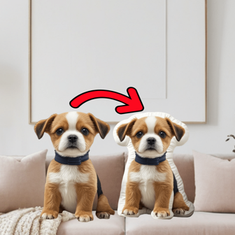 Customized Pet Pillow, Double-Sided Printed Plush Cushion With Photo, Ideal Gift For Pet Lovers, Washable - Unique Pet Shaped Decorative Pillow Washable, Lightweight, Breathable, Durable Funny, Cute, Love, Soft, Comfortable Custom, Unique, Personalized Ideal Gifts For Boyfriend, Ideal Gifts For Girlfriend, Ideal Gifts For Dad