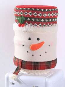 1 件装圣诞饮水机罩高弹力水桶防尘罩，适用于饮水机瓶盖，带松紧带，适合圣诞节家居装饰、老人、雪人、驯鹿 - 彩色 - 查看 7