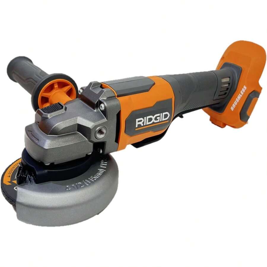RIDGID 18V Brushless Cordless 4-1/2 In. Paddle Switch Angle Grinder (Tool Only) - 1 - View 1