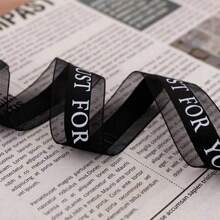 50yards Tulle Ribbon For Flower Bouquet Wrapping And Gift Wrapping, 2.5cm Width, Cake Packaging, Floral Craft Supplies,