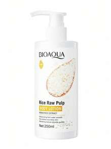 Bioaqua Rice Extract Body Lotion Cream Moisturizes 250ml - White - View 2
