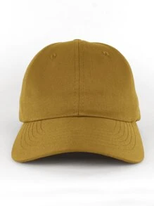 MOOND Unisex Women Men Plain Adjustable Minimalist Dadhat Baseball Cap Casual - 摩卡棕 - 查看 4