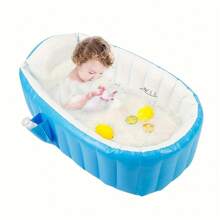 1 Portable Baby Inflatable Bathtub - Non Slip, Foldable Shower Basin, Travel Friendly, Children's Mini Air Swimming Pool - Perfect Gift For Holidays