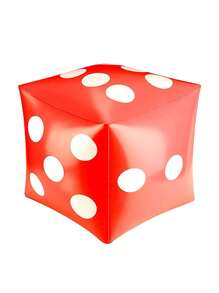 1pc PVC盒子拼图KTV酒吧年会减压积分活动游戏道具充气骰子 - 彩色 - 查看 5