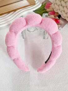 1Pc Face Washing Headband/2Pcs Face Washing Wrist Straps/3 Set Of Hydrotherapy Headbands, Skincare Bow Headband, One Pair Of Wash Face Wristbands,Makeup Headbands, Face Washing Headbands, Skincare Headbands, Velvet Fluffy Sponge Headbands, Bows, Bubbles, Hydrotherapy Headbands.Valentine's Day Couple As Gift Hairdressing Tool,Hairband,Hair Hoop