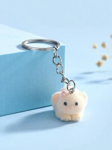 Móc khóa hình thỏ hoạt hình dễ thương, móc khóa/mặt dây chuyền hình động vật bằng nhựa đáng yêu dùng trang trí túi xách, điện thoại, chìa khóa, quà tặng tiệc tùng, phụ kiện ô tô, túi xách, dây đeo ba lô cho học sinh, dây đeo túi Goth Y2k có ngăn đựng thẻ, phụ kiện ô tô, túi xách, dây đeo Giáng sinh - Nhiều màu - Xem 10