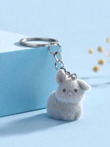 Móc khóa hình thỏ hoạt hình dễ thương, móc khóa/mặt dây chuyền hình động vật bằng nhựa đáng yêu dùng trang trí túi xách, điện thoại, chìa khóa, quà tặng tiệc tùng, phụ kiện ô tô, túi xách, dây đeo ba lô cho học sinh, dây đeo túi Goth Y2k có ngăn đựng thẻ, phụ kiện ô tô, túi xách, dây đeo Giáng sinh - Nhiều màu - Xem 9
