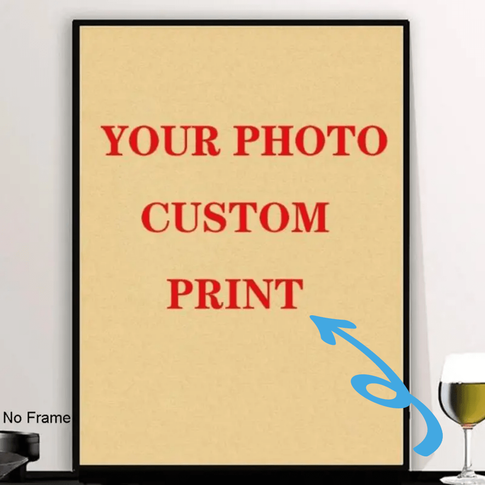 1Pc Custom DIY Frameless Canvas Poster - Personalized Wall Art For Family Photos, Weddings, Anniversaries - Perfect Gift For Bedroom, Living Room, Hallway Decor - Modern Artistic Print For Home & Office, Valentine's Day, Valentine's Day Decor Gifts Birthday Graduation