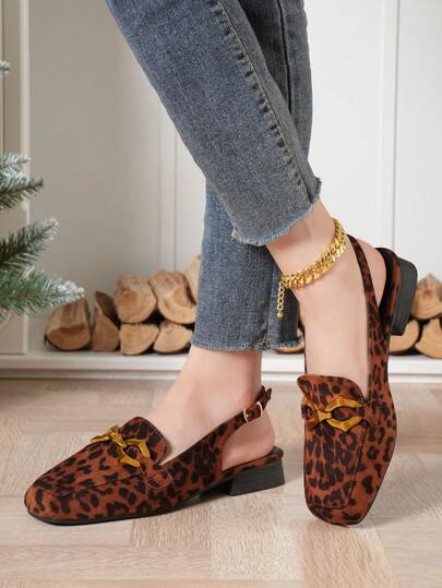 Latest Design Backless Breathable Women Shoes, Stylish French Casual Flat Loafers