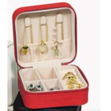 珠宝盒珠宝戒指项链耳环收纳盒珠宝收纳盒家居收纳包化妆包化妆品收纳洗漱包女士礼品