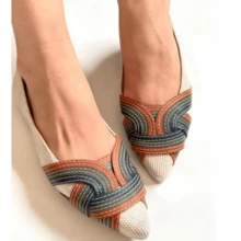 Women's Jute Flats | Color Elegant Casual Chic Fashion Comfort - Nhiều màu - Xem 5