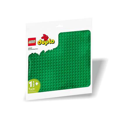 LEGO DUPLO Green Building Plate – Sturdy 24x24 Stud Foundation For Creative Play, Perfect For Young Builders, Ideal Hands-On Playset And Birthday Gift For Toddlers Ages 18 Months+ 10980