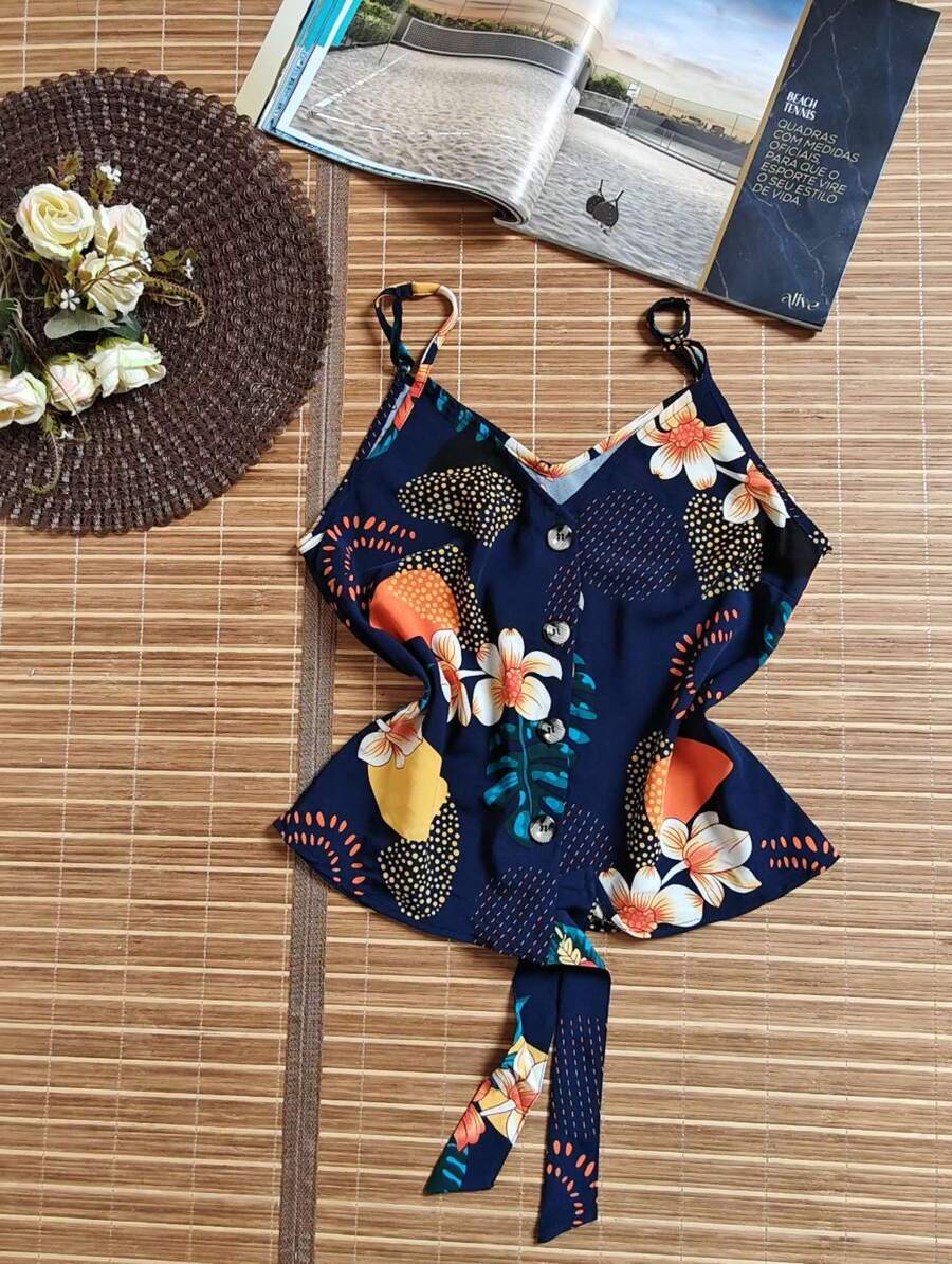 Women's Blouse Regade C Buttons - 藍色 - 查看 1