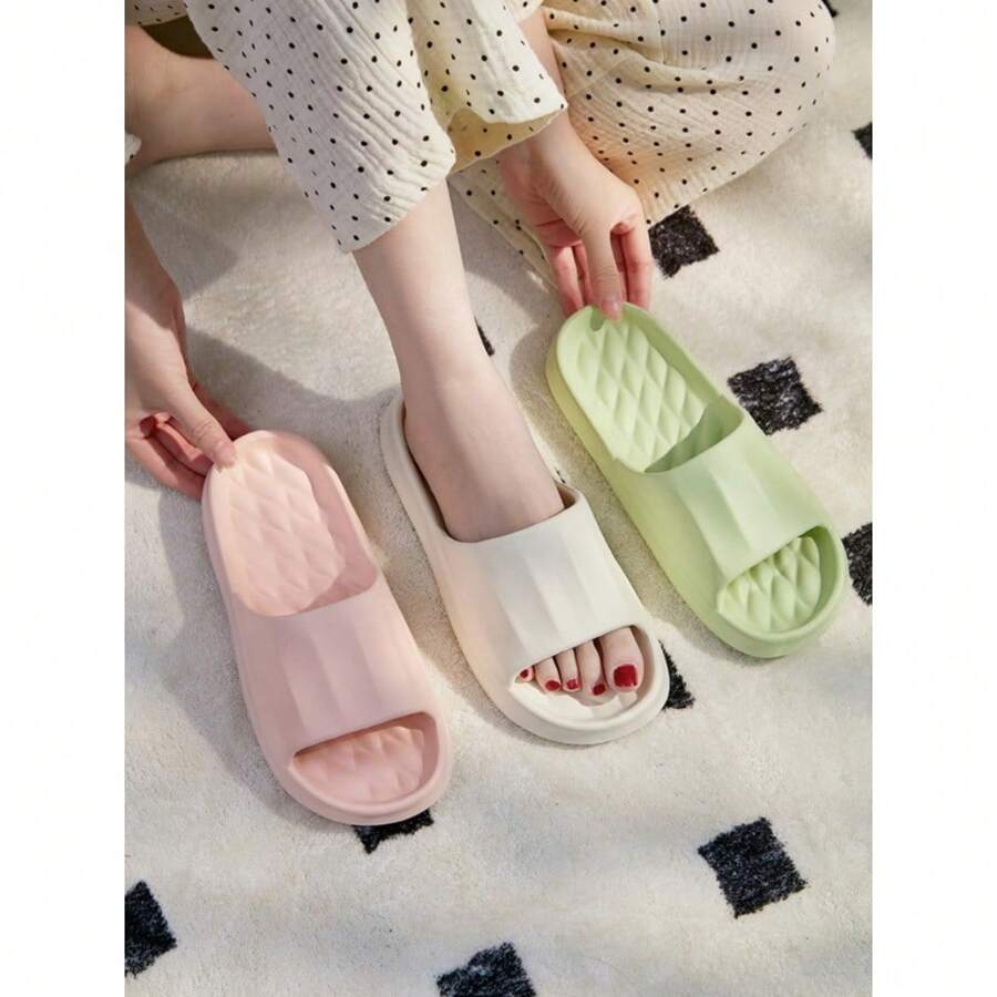 软底按摩淋浴鞋女男情侣防水防滑家居休闲时尚浴室拖鞋