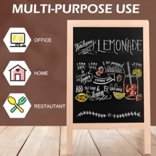 Multipurpose Small Blackboard, Foldable Double-Sided Black And White Message Board, Various Sizes Available For Shops And Advertisements - Multicolor - View 6