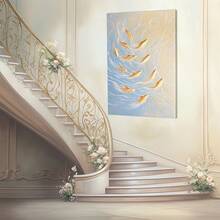 Large UnFramed Wall Art Decor - Abstract, Impressionism, Naturalism Artistic Style-For Bedroom, Bathroom, Office-Festival Gift - Theme