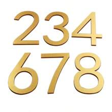 1 件简单 3D 数字贴纸，数字墙贴门牌号