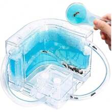 Ant Farm Castle 2.0 With Connecting Tube, Ant Habitat Science Learning Kit, Study Insect Behavior At Home & School, Plant Based Blue Gel 3D Maze Ecosystem - White - View 2