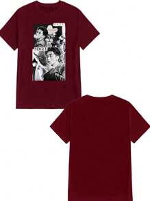 Unisex StreetWear T-Shirt 100% Cotton NEW! - Màu Tím - Xem 2