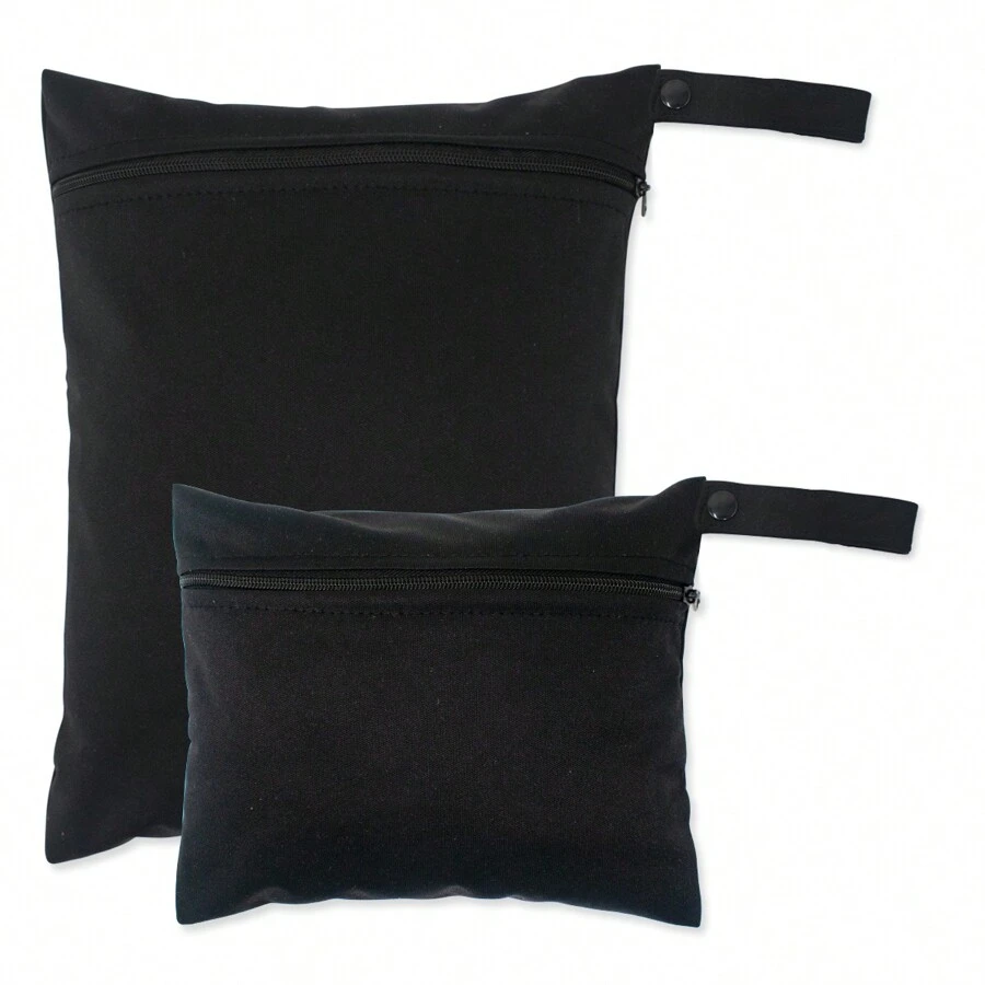 2 件防水收纳手提包沙滩湿袋婴儿洗澡家庭装饰礼物精美设计运动瑜伽包 - 彩色 - 查看 1