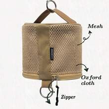 Outdoor Camping Tissue Case Roll Paper Storage Bag With Hook Portable Tissue Holder Tent Hanging Napkin Holder Camping Supplies - Multicolor - View 9