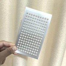 全新时尚 3-10 毫米人造珍珠装饰贴纸，适用于 DIY 剪贴簿、日记、手机装饰，返校 - 白色 - 查看 12