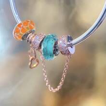 1pc Original Handmade Murano Glass Charm, Authentic Murano Glass Charms For Bracelets, Murano Faceted Charms, Handmade Diy Bead Charms, Jewellery Gifts For Women - Faceted - View 8