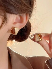 Bộ 5 bông tai thiết kế hình bướm tròn màu đen cổ điển hình chữ thập và ngọc trai - Bộ đồ A - Xem 4