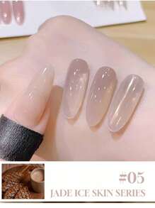 15毫升半透明裸色指甲油，新款流行美甲底色，玉色、果冻色、裸色、冰透明奶茶色，美甲沙龙专用，DIY美甲 - 彩色 - 查看 7