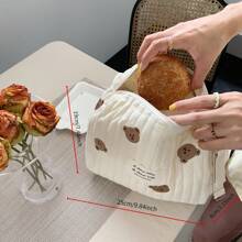 2024 New INS Zipper Embroidery Diaper Bag, Stroller Organizer Bag For Baby Bottles And Diapers, Maternity Bag