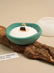 1 pieza Molde de silicona en forma de tazón asimétrico, plato para joyas, molde de concreto para macetas, decoración del hogar, manualidades DIY - Molde de cuenco irregular - Ver 8