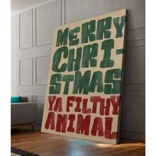 "Merry " Quote, Poster For Home And Office Decor, Suitable For Living Room, Bedroom, Hallway - Framed - View 2