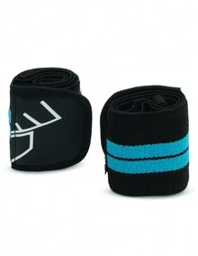 VENATUS Muñequeras Premium Soporte Muñecas Gym Crossfit Tipo Venda - Azul - Ver 4