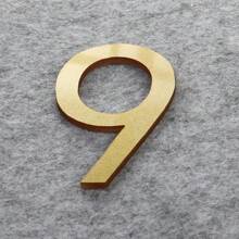 1 件简单 3D 数字贴纸，数字墙贴门牌号